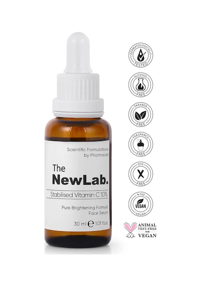 The NewLab Aydınlatıcı Cilt Tonu Eşitleyici C Vitamini Serum( %10 Ascorbic Acid, Niacinamide, Panthenol) Nl02