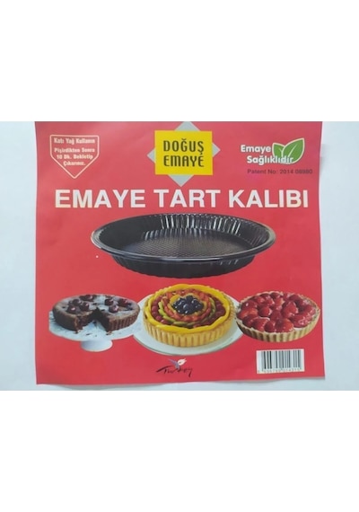 Emaye Tart Turta Kalıbı Royaleks-gvn018 Diğer
