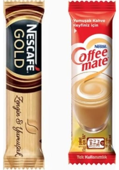 Nescafe Gold 2g 200'lü + CoffeeMate 5g 200 Adet