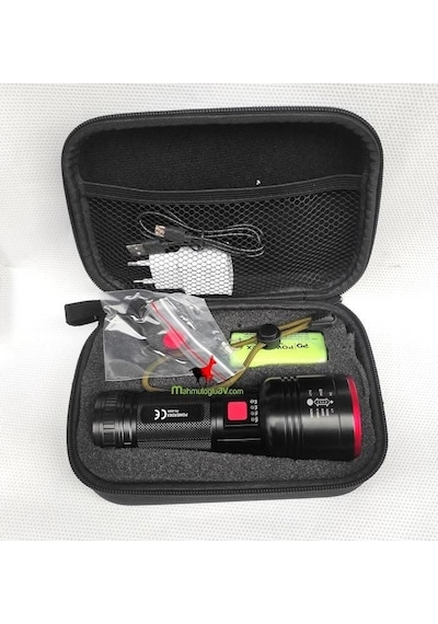 Mey İthalat Powerdeks Pd-9000 Profesyonel Avcı Feneri Çok Renkli