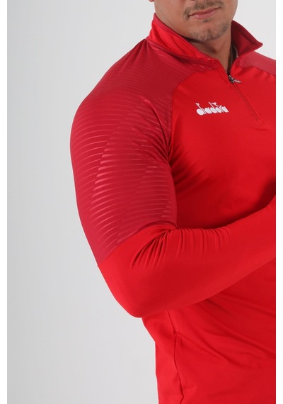 Diadora Premium Antrenman Eşofmanı Tek Üst Kırmızı