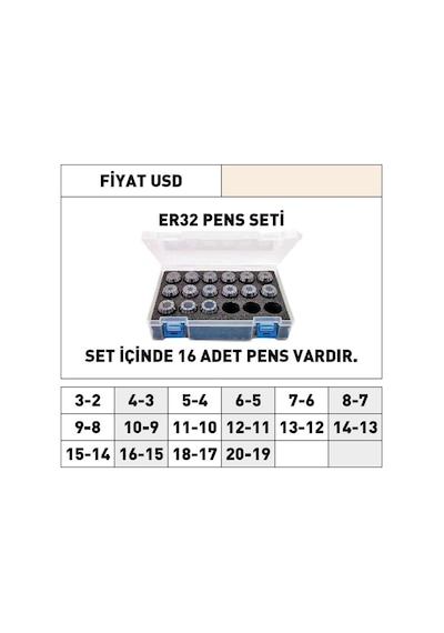 Fett Pld Dın6499b Er32 Pens Seti 16 Lı