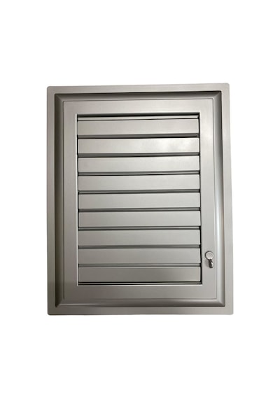 Plastik Menfez 65x65 Gümüş Banyo Wc Havalandırma Çok Renkli