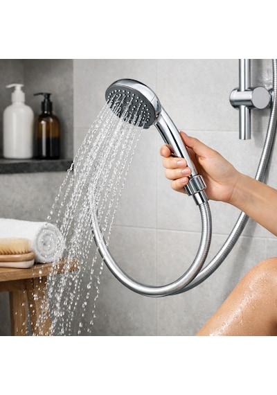 Pvc Duş Hortumu Silver 150 Cm Açık Gri