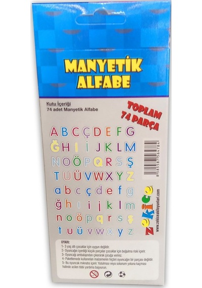 Manyetik Alfabe 74  Parça