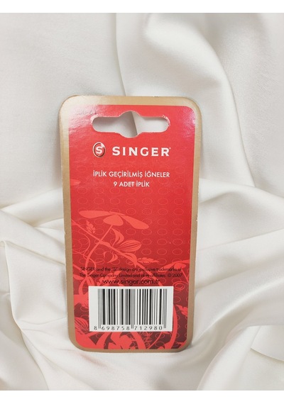Singer İplik Geçirilmiş Dikiş İğnesi Seti - 9 Renk İplik 200-61