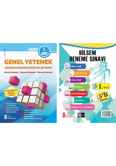 Ata 1. Sınıf Bilsem Sınavlarına Hazırlık +5 Li Deneme Sınavı