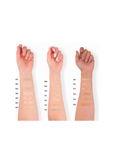 Kırışıklık Karşıtı Nemlendirici Spf30 Parlak Bitişli Fondöten Care Enhancer 811 Soft Amber Çok Renkli
