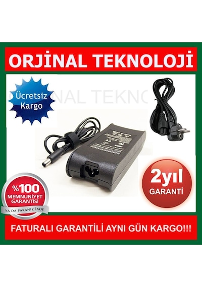 Dell Inspiron 15 3521 Notebook Adaptör 19 5V 4 62A 90W