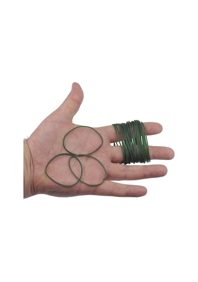 Ekoset 500 Adet 70 MM Yeşil Para Lastiği