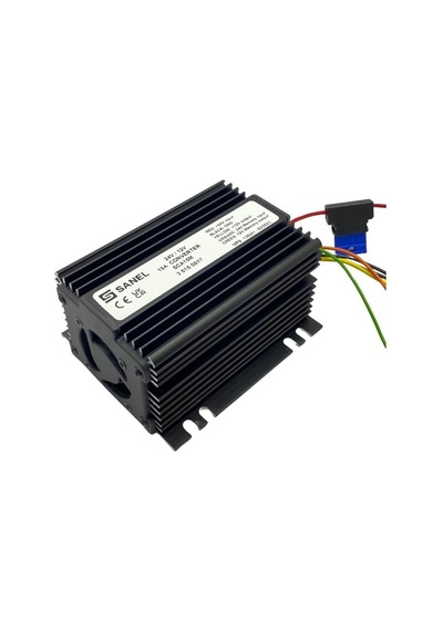 Sanel 24v12v Konvertör Voltaj Düşürücü 15 A Hafızalı