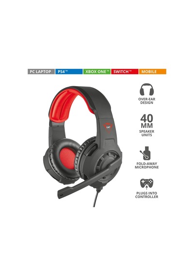 Trust 21187 GXT 310 Kulak Üstü Oyuncu Kulaklığı