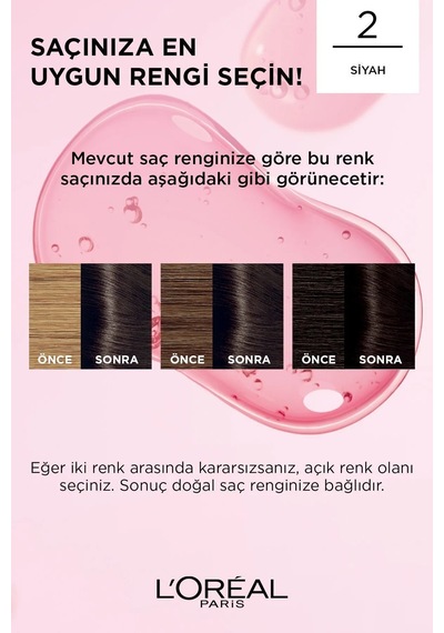 Excellence Saç Boyası 2 Siyah 3'lü Set Yenilenmiş Ambalaj