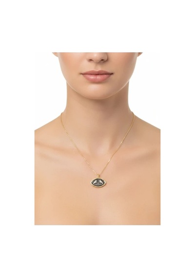 G&a Jewels - Birlik Kanatları - 925 Ayar Oksitli Yaldız Altın Kaplama Gümüş Kolye Altın - Gümüş 40+5 Cm G&a Jewels - Birlik Kanatları - 925 Ayar Oksitli Yaldız Altın Kaplama Gümüş Kolye Altın - Gümüş 40+5 Cm