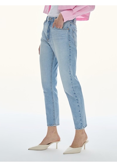 Ltb Ronna X Yüksek Bel Dar Paça Slim Jean Pantolon 010095164015819 54865 010095164015819_54865 Açık Mavi
