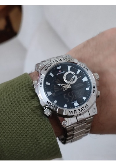 Naviforce Erkek Kol Saati Çift Kordonlu Dijital & Analog 2100