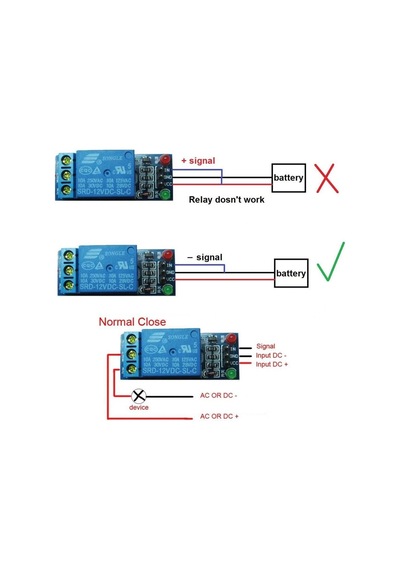 Arduino 12v 1 Kanal Röle Kartı