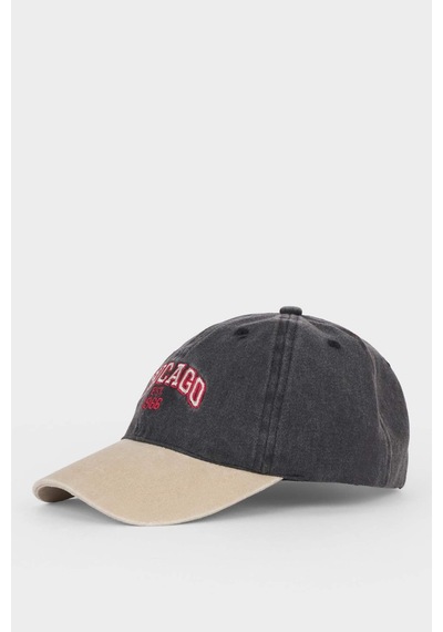 Defacto Nakışlı Jean Cap Şapka Erkek Çocuk D5315a826smbk27 Siyah-bk27