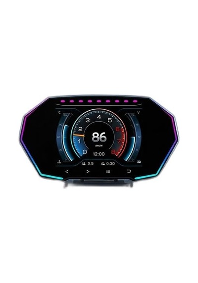 F11 Obd2 + Gps Head Up Display Hud, Dijital Hız Göstergesi, Sıyah