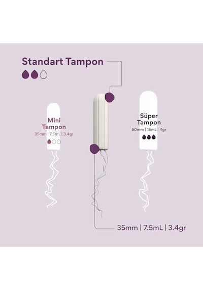 10'lu Standart Tampon