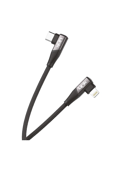 Linktech K596 27 W 1.5 M Type-C - Lightning Data Şarj Kablosu Siyah