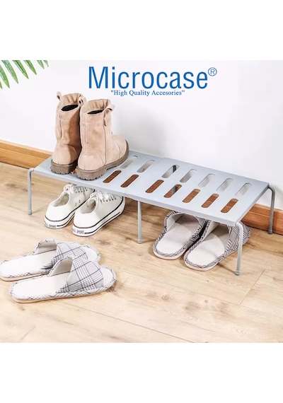 Microcase Çok Amaçlı Ayarlanabilir Ayakkabı Rafı Eşya Standı 15x24x36-69 Cm 3 Adet Al5458 Gri Microcase Çok Amaçlı Ayarlanabilir Ayakkabı Rafı Eşya Standı 15x24x36-69 Cm 3 Adet Al5458 Gri