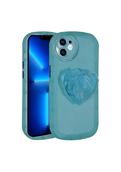 Zore Apple iPhone 11 Uyumlu Kamera Korumalı Pop Soketli Renkli Omsy Ofro Kılıf-mavi