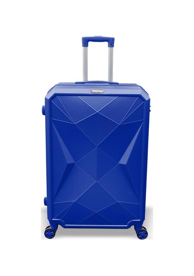 Coral High Diamond ABS Lacivert Büyük Boy Valiz 16608 Lacivert