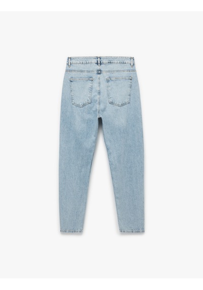 Koton Normal Bel Pamuklu Tapered Fit Jean Pantolon - Joe Jean Açık İndigo 6wam40113nd Açık İndigo Koton Normal Bel Pamuklu Tapered Fit Jean Pantolon - Joe Jean Açık İndigo 6wam40113nd Açık İndigo