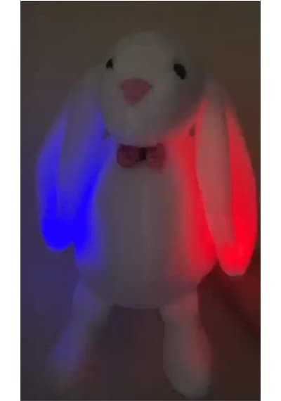 Led Işıklı, Uyku Arkadaşı Uzun Kulak Bunny Peluş Tavşan 65cm 001