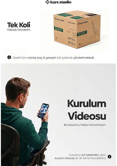 Rosso Ergonomik Çalışma Koltuğu - Mavi Rosso Ergonomik Çalışma Koltuğu - Mavi
