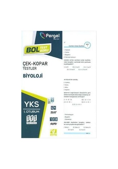 TYT Biyoloji Çek Kopar Testler -  Pergel