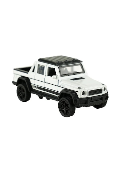 Die Cast Metal Sesli Ve Işıklı Çek Bırak Beyaz Pikap