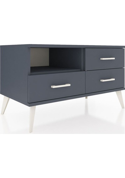 Hyperion Şifonyer Tek Raflı 3 Çekmeceli 88x44x48 Antrasit-antrasit Antrasit Hyperion Şifonyer Tek Raflı 3 Çekmeceli 88x44x48 Antrasit-antrasit Antrasit