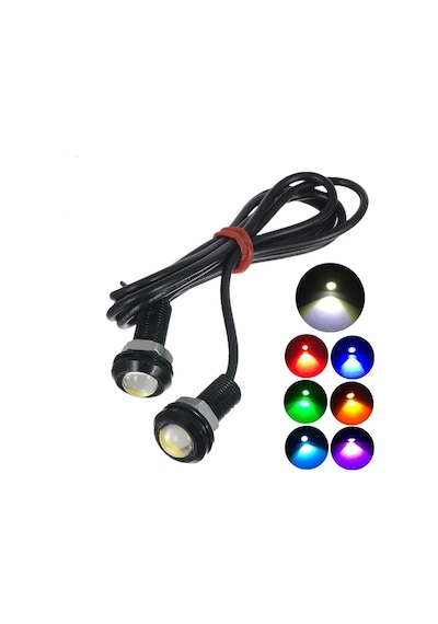 2 Adet Ayna Altı Led Kartal Göz Led Sis Ledi Plaka Aydınlatma Mot 504065732