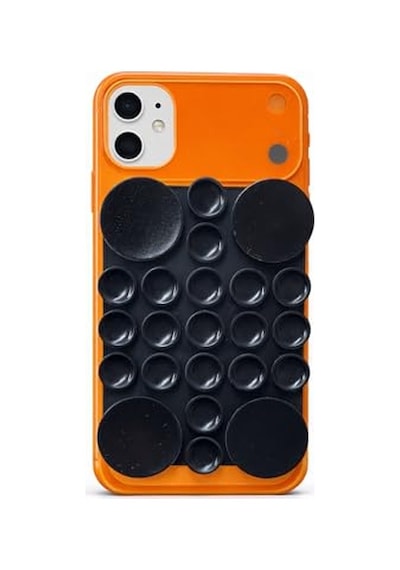 Ayrex Coverzone Magsafe İle Uyumlu Vantuzlu Telefon Tutucu Silikon Octopus Suction Cup Phone Holder, Kılıf Arkası