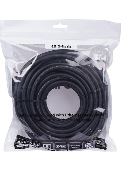 S-link Sl-hdm4k15 19+1 Hdmı To Hdmı 15m V2.0 4k 3840 2160 60hz Kablo