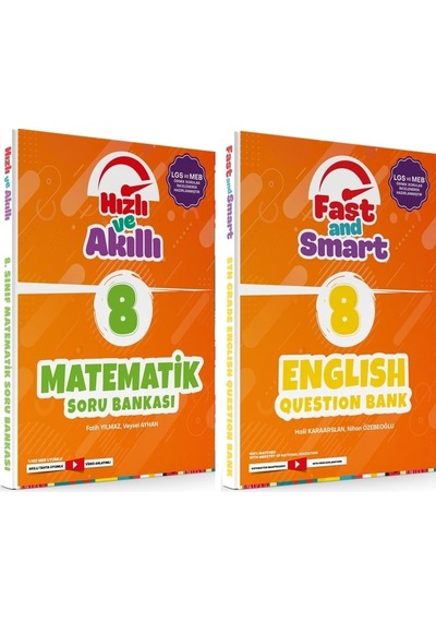Tammat 8. Sınıf Matematik + İngilizce Hızlı Ve Akıllı Soru Bankası Set 2 Kitap