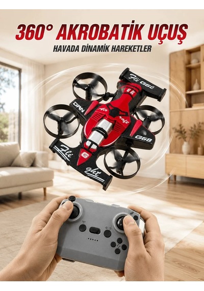 Lb Akrobatik Drone Uzaktan Kumandalı 3 Kademeli Hız 360 Dairesel Uçuş Özellikli