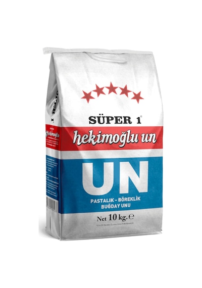 Hekimoğlu Un Süper1 Pastalık Böreklik Buğday Unu 10 KG