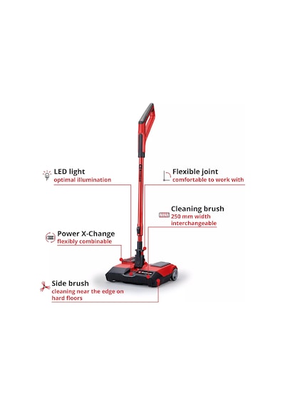 Einhell TE-FS 18 Li-Solo Akülü Süpürge (Akü ve Şarj Hariç) - 2352050