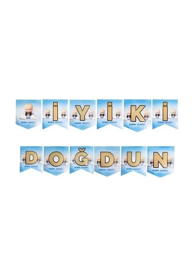 Patron Bebek Temalı İyi Ki Doğdun Kırlangıç Banner