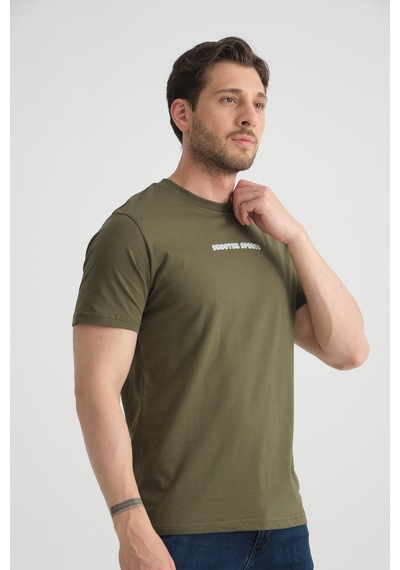 Shooter Sportwear Shooter Erkek Bisiklet Yaka Tişört Premium Pamuklu Yüksek Kalite Regular Fit Haki Shooter Sportwear Shooter Erkek Bisiklet Yaka Tişört Premium Pamuklu Yüksek Kalite Regular Fit Haki