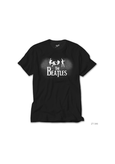 The Beatles Siyah Tişört Siyah
