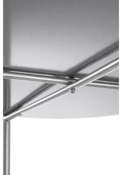 Waldern Home Metal Çok Amaçlı Katlanabilir Tepsili Sehpa Gri