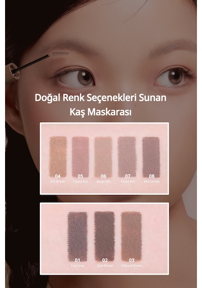 Peripera Speedy Skinny Browcara 01 Cool Gray