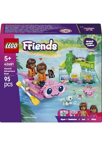 LEGO® Friends Axolotl Macera Teknesi 42681 -5 Yaş ve Üzeri Çocuklar için 2 Minifigür İçeren Yaratıcı Oyuncak Yapım Seti  (95Parça)