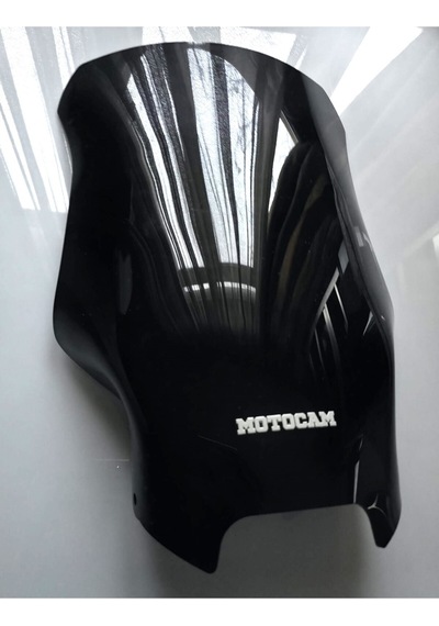 Motocam Kawasaki Versys 650 Ön Cam 2010-2014 Model 52cm Siyah Renkli 4mm Uzun