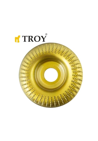 Troy Avuç Taşlama İçin Ahşap Aşındırıcı Törpü Disk 100 mm Toroida
