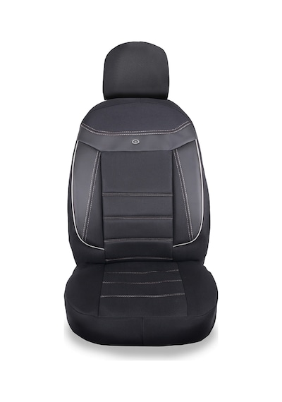 Honda Civic Fc5 Araçlara Uyumlu Oto Koltuk Kılıfı Seti - Venüs Serisi Siyah/beyaz